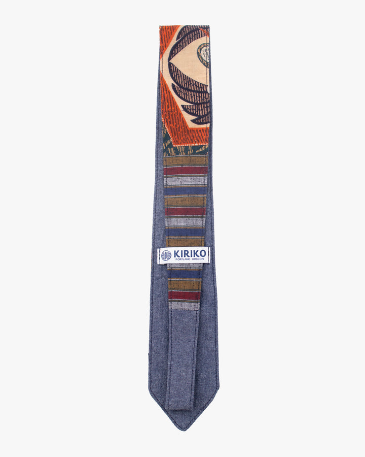 Kiriko Original Tie, Boro, Yukata Tsuru, Shima and Kasuri