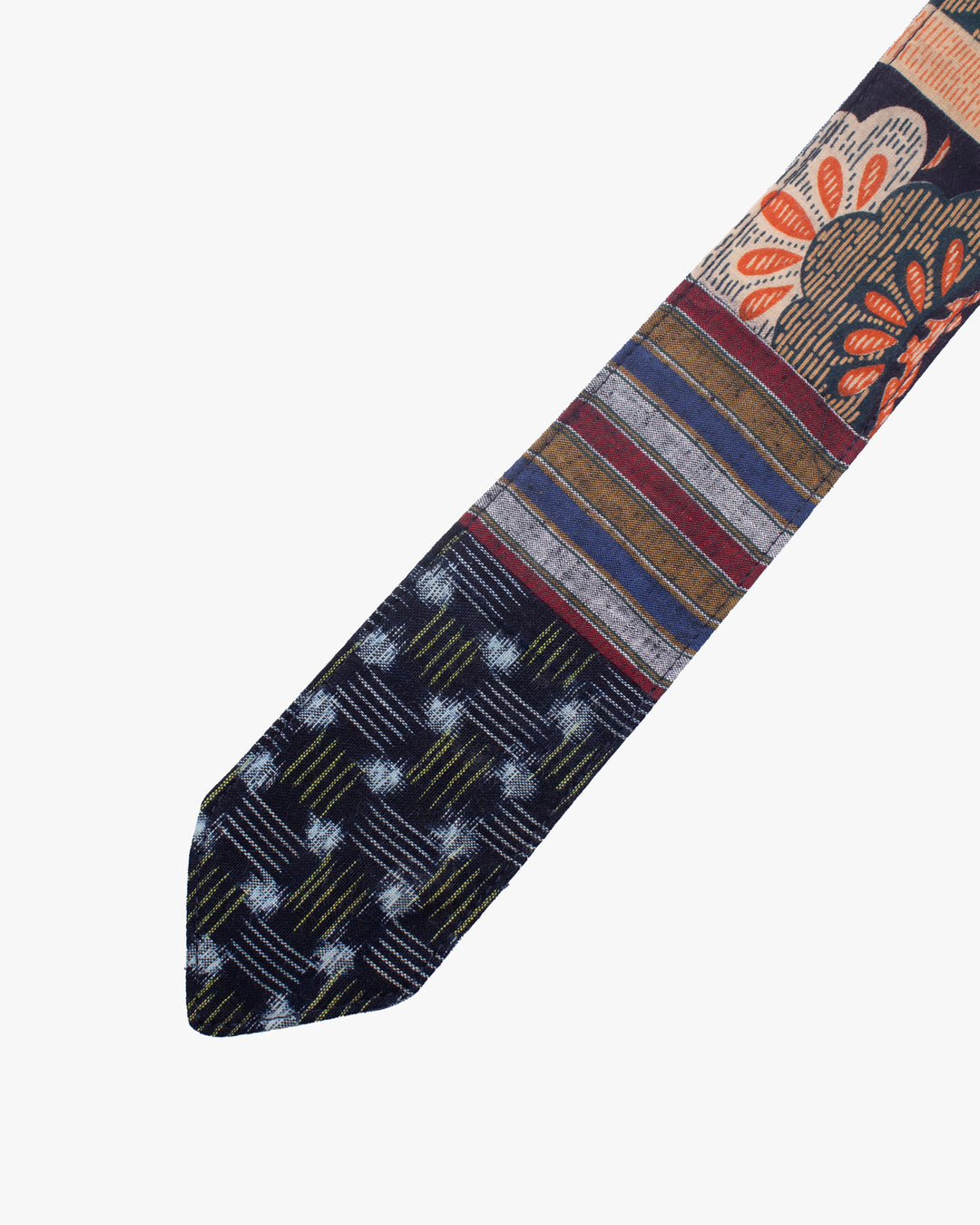 Kiriko Original Tie, Boro, Yukata Tsuru, Shima and Kasuri