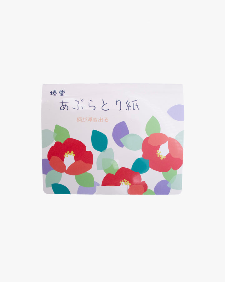 Oil Blotting Paper, Red Flowers