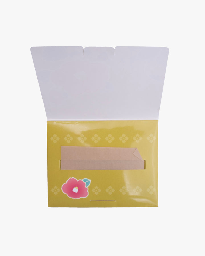 Oil Blotting Paper, Yellow Flowers