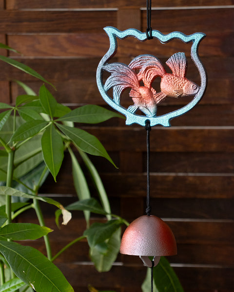 Kotobuki Iron Japanese Wind Chime, Turtle, Green
