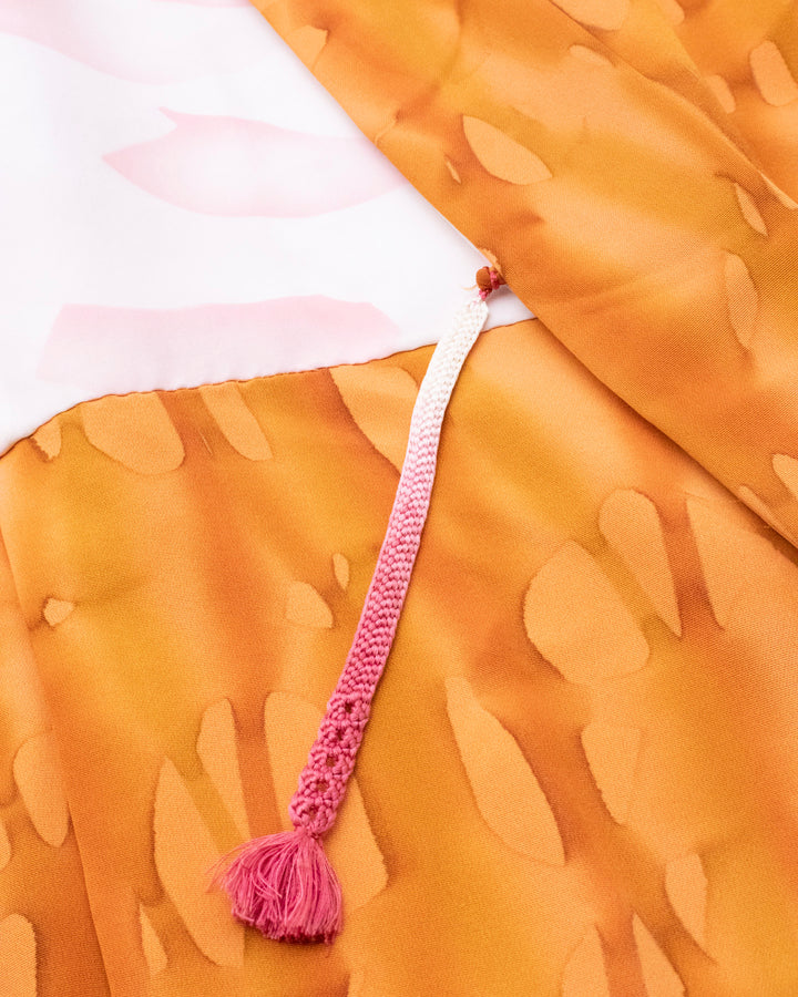 Vintage Haori Jacket, Orange Tachiwaku