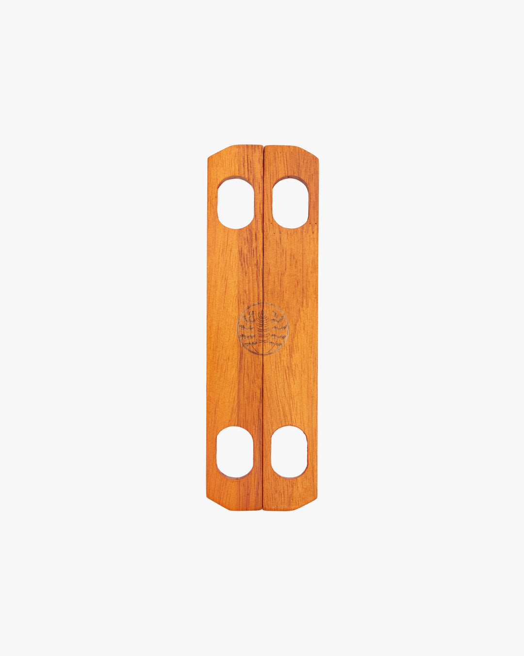 Kiriko Original Furoshiki Wooden Clasp, Tan Finish, Oak Wood