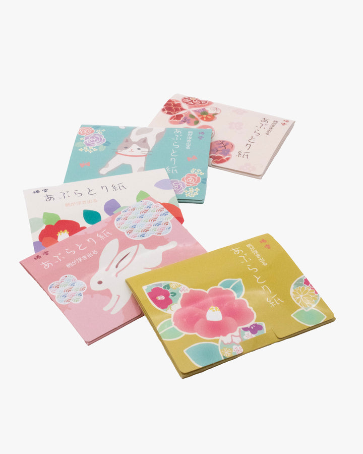 Oil Blotting Paper, Yellow Flowers