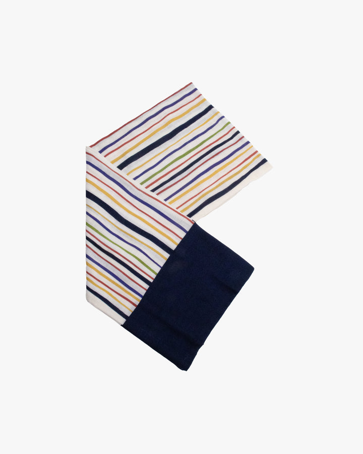Kurochiku, Cotton Scarf, Multicolor Shima