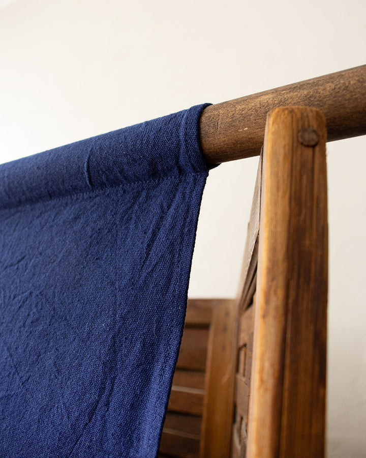 Vintage Noren, Indigo Shibori, Kabu