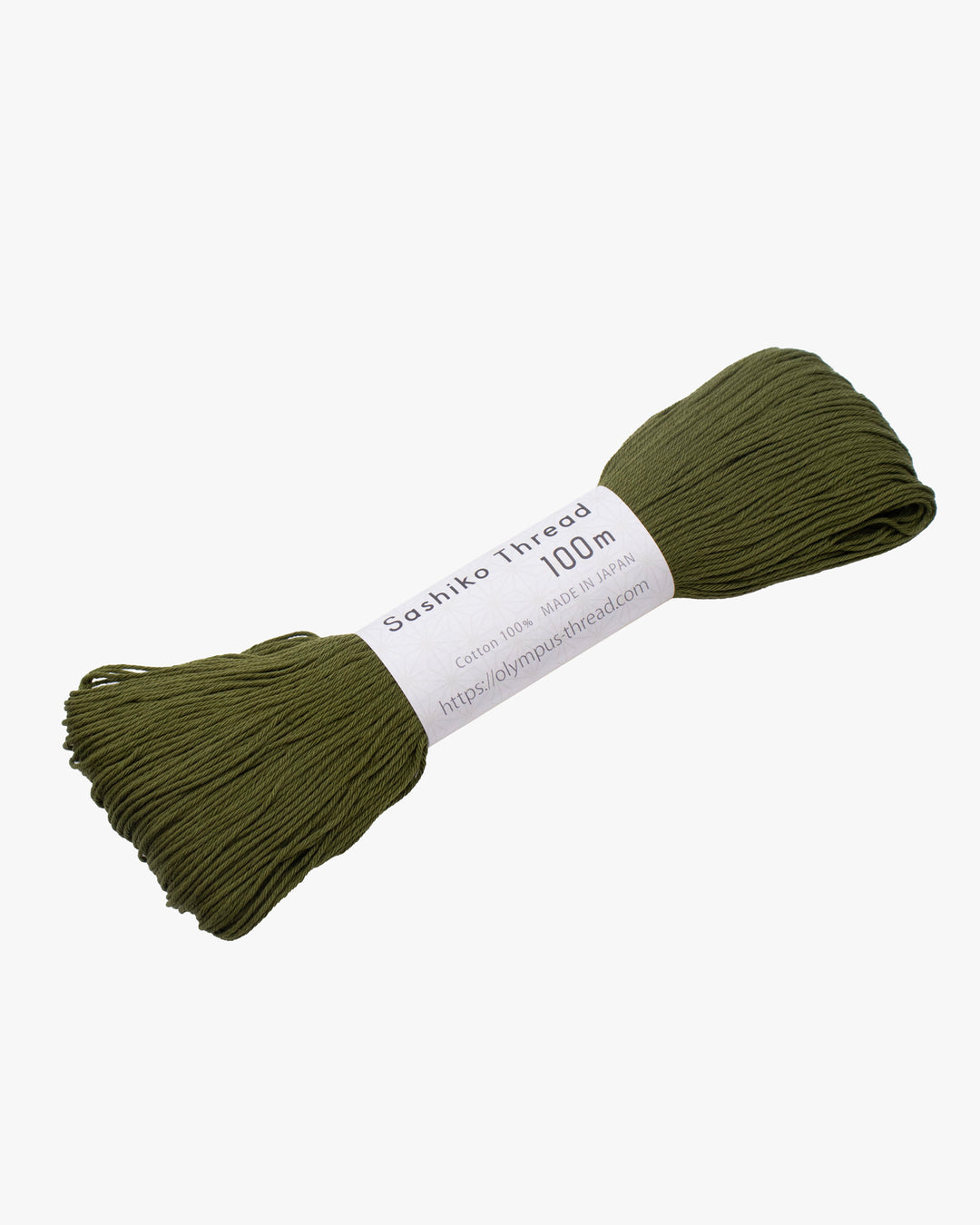 Sashiko Thread, 100m, Holly Green