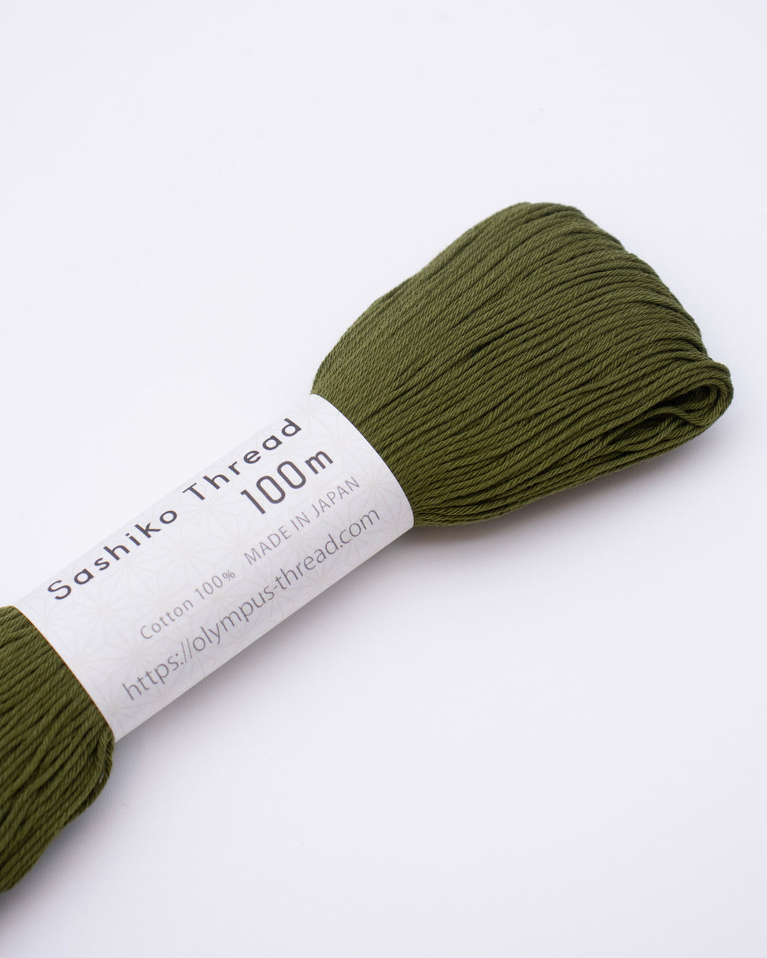 Sashiko Thread, 100m, Holly Green