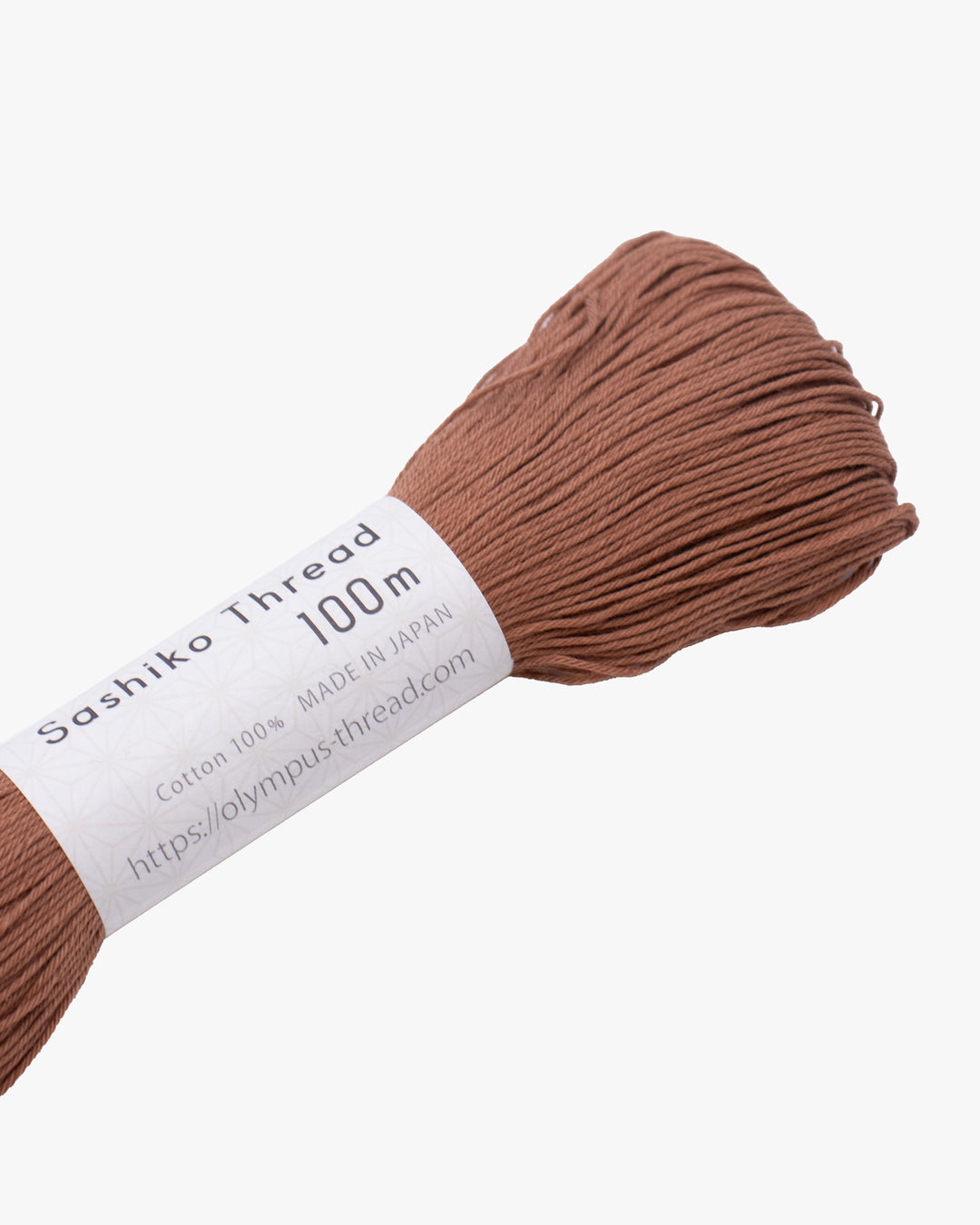 Sashiko Thread, 100m, Brown