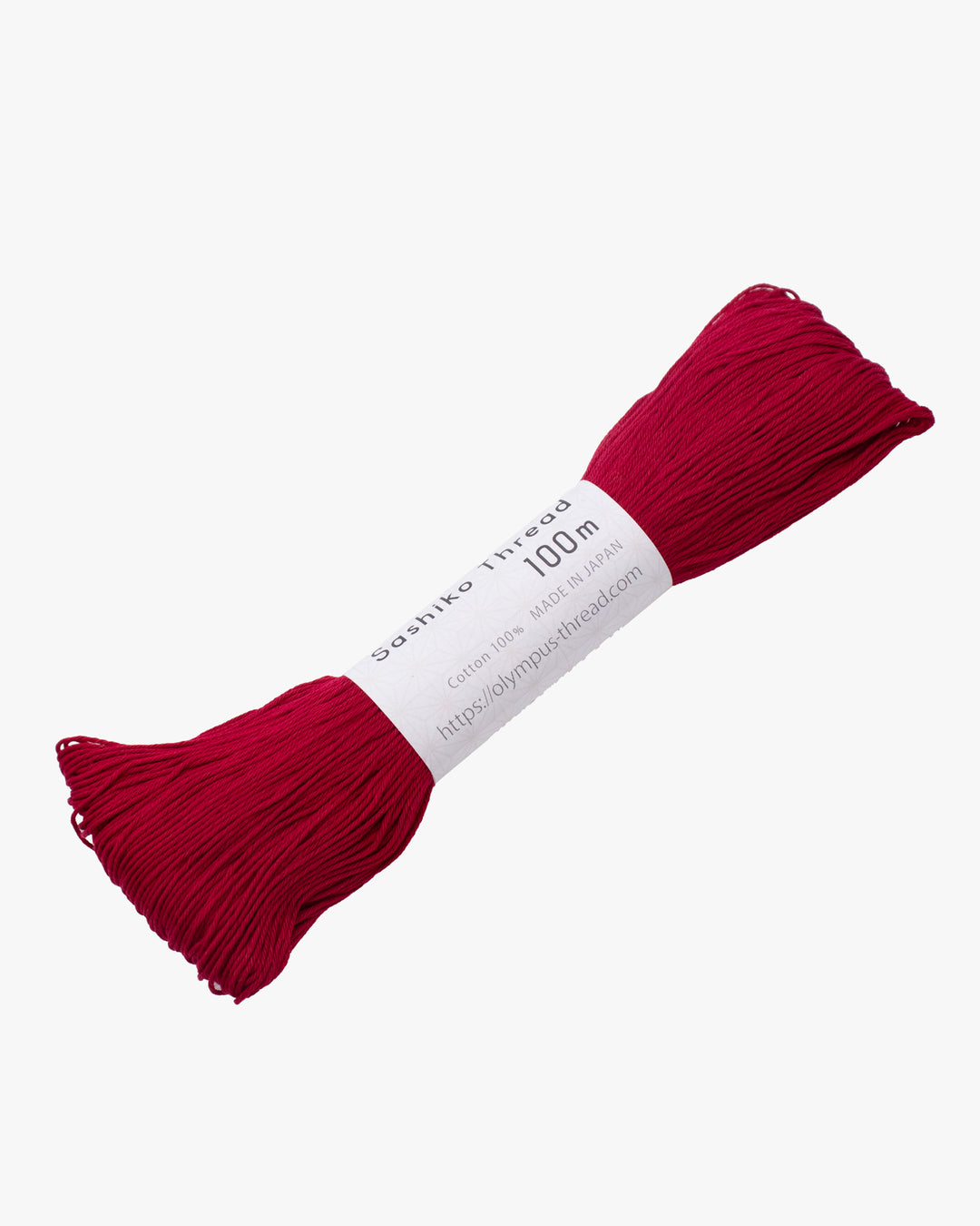 Sashiko Thread, 100m, Rose Red