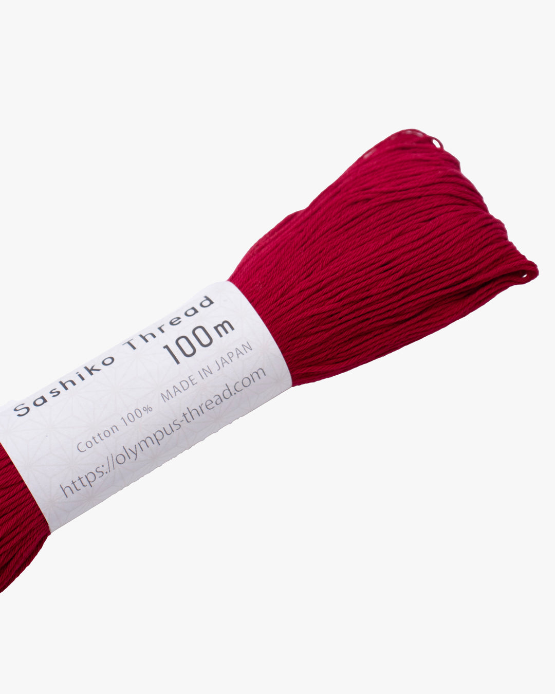 Sashiko Thread, 100m, Rose Red