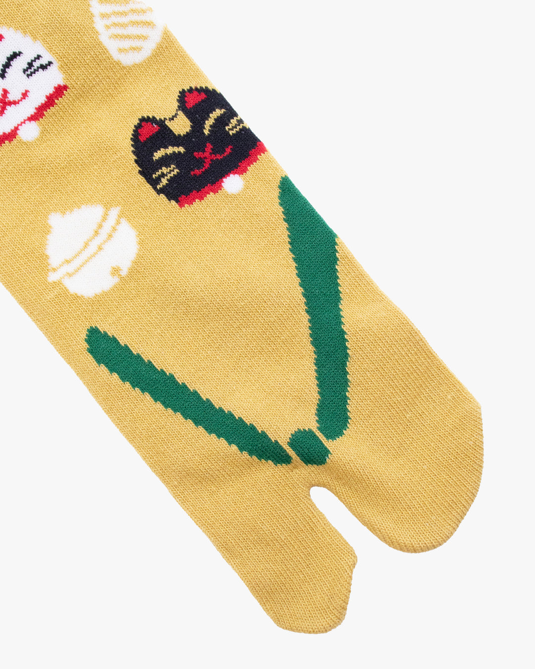 Wa Modern, Tabi Socks, Yellow Mingei Hanaotabi
