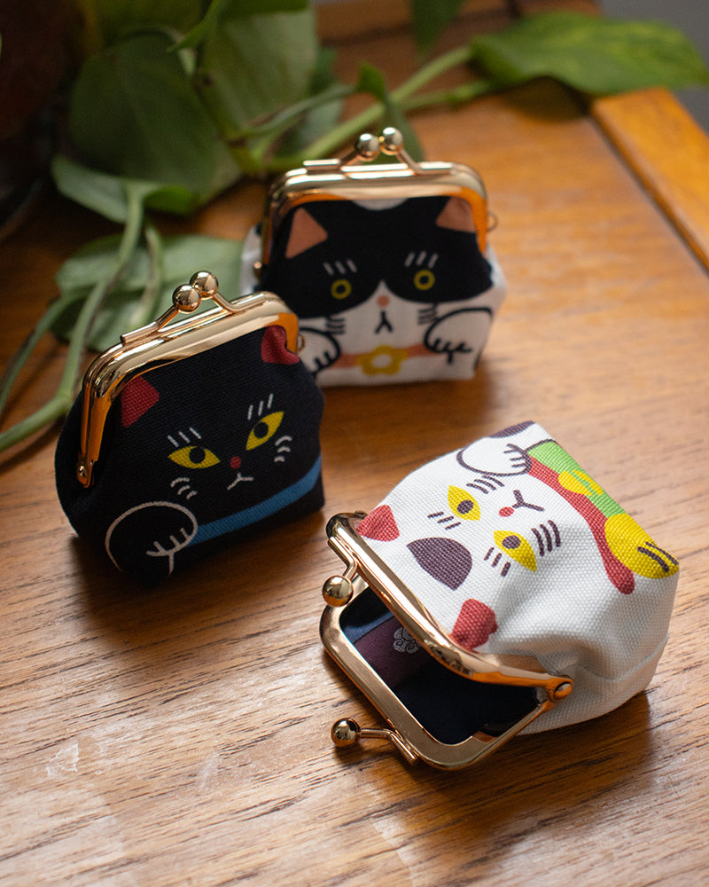 Wa Modern, Coin Purse, Kuroneko