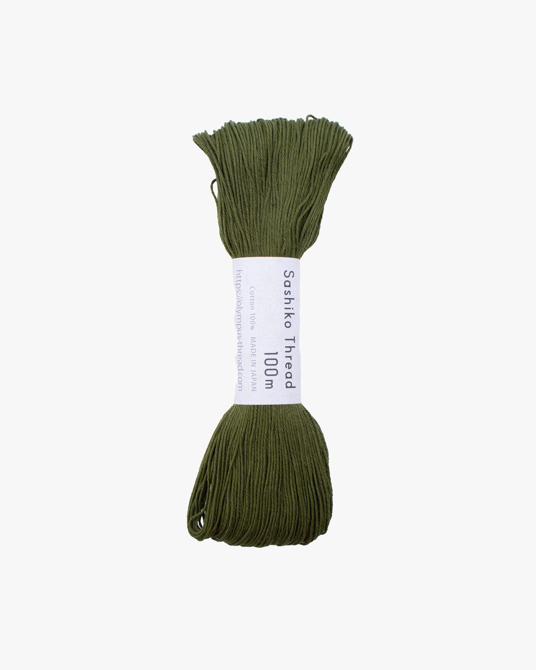 Sashiko Thread, 100m, Holly Green