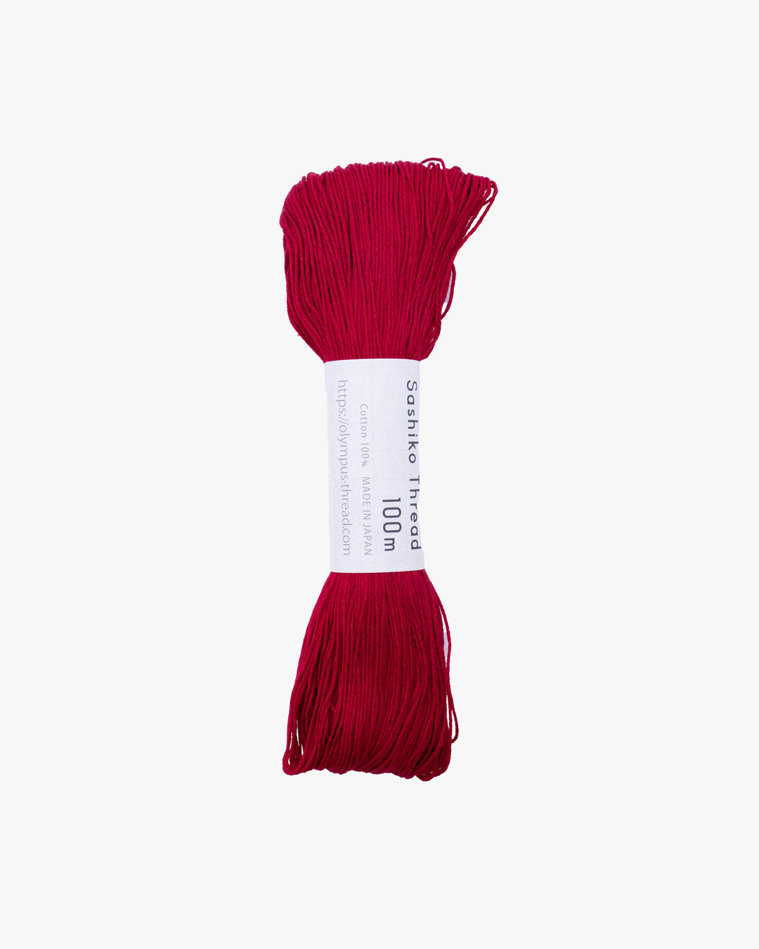 Sashiko Thread, 100m, Rose Red