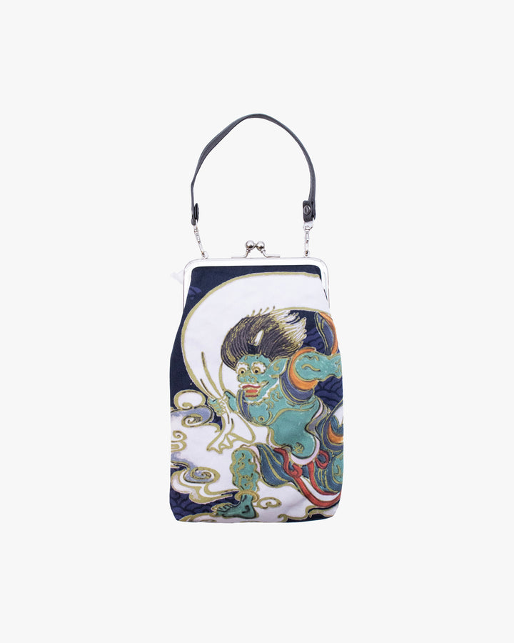 Wa Modern, Gamaguchi Purse with a Handle, Furaijin