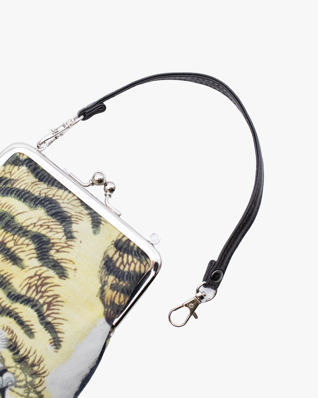 Wa Modern, Gamaguchi Purse with a Handle, Tora