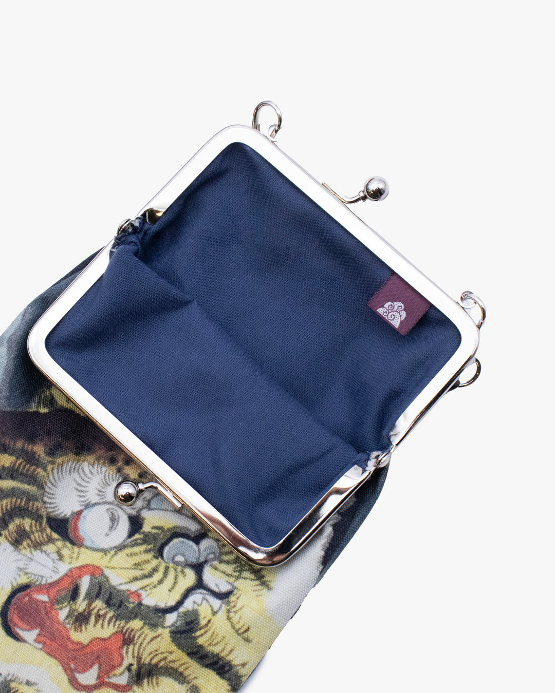 Wa Modern, Gamaguchi Purse with a Handle, Tora