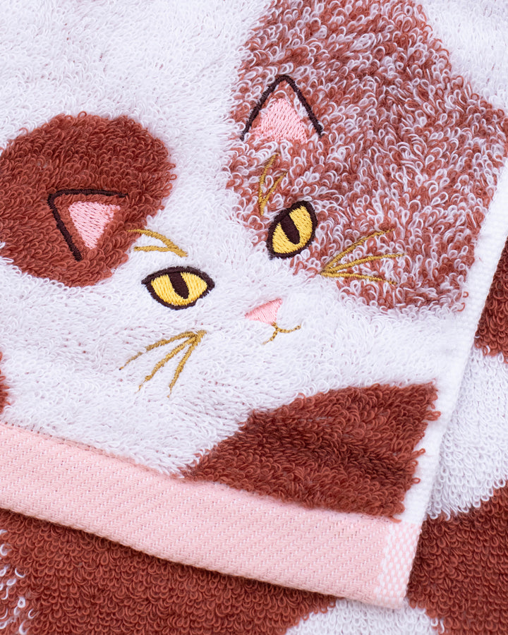 Japanese Long Face Towel, Uchi no Ko Kenami Long Face Towel, Calico