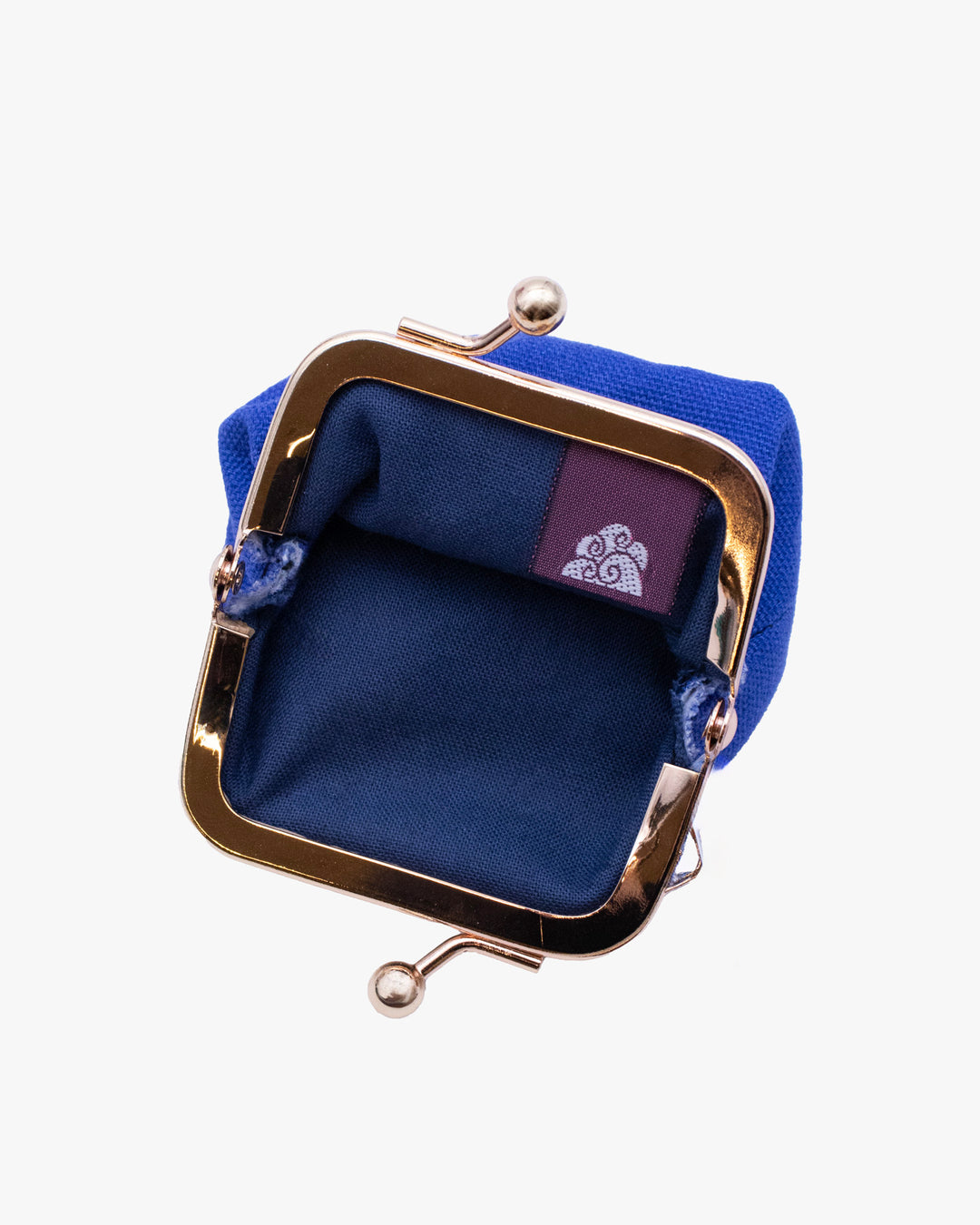 Wa Modern, Mini Coin Purse, Blue Kaiun Daruma