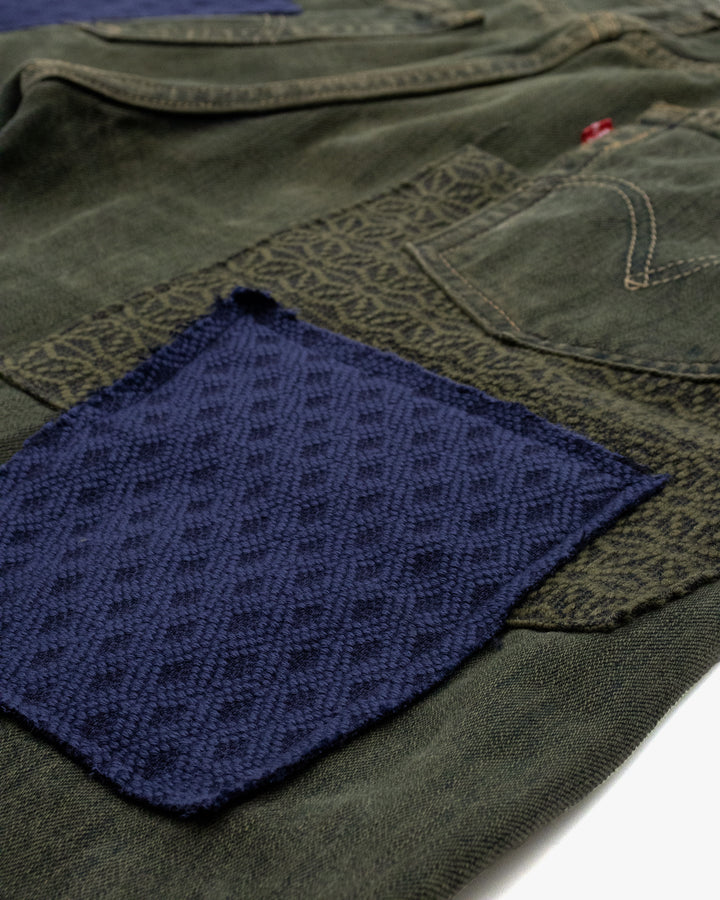 Kiriko Custom Denim Jeans, Asanoha Inlay, Levi&