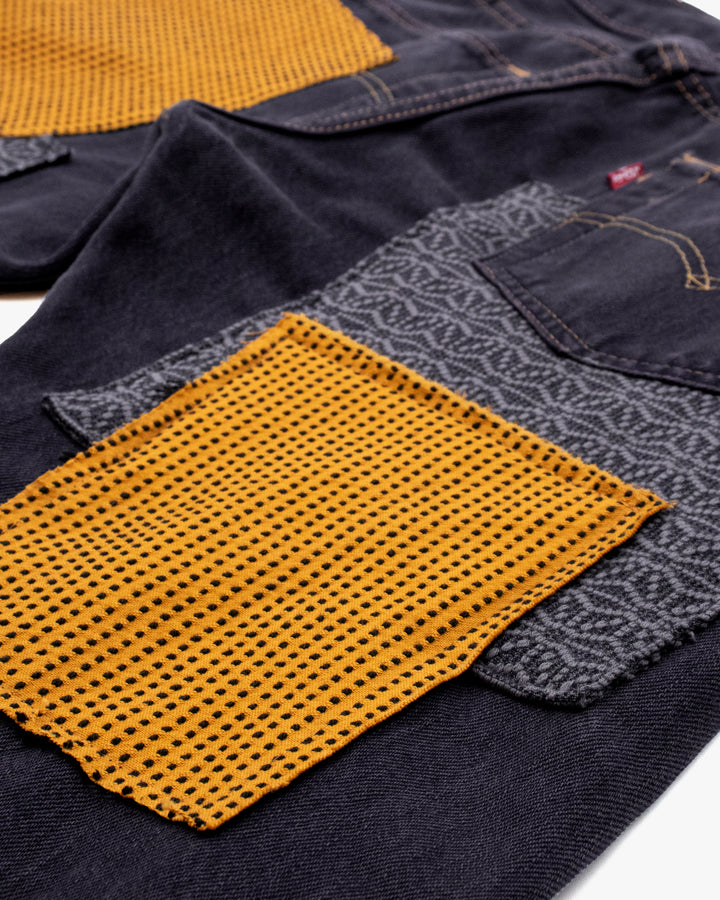Kiriko Custom Denim Jeans, Asanoha Inlay, Levi&