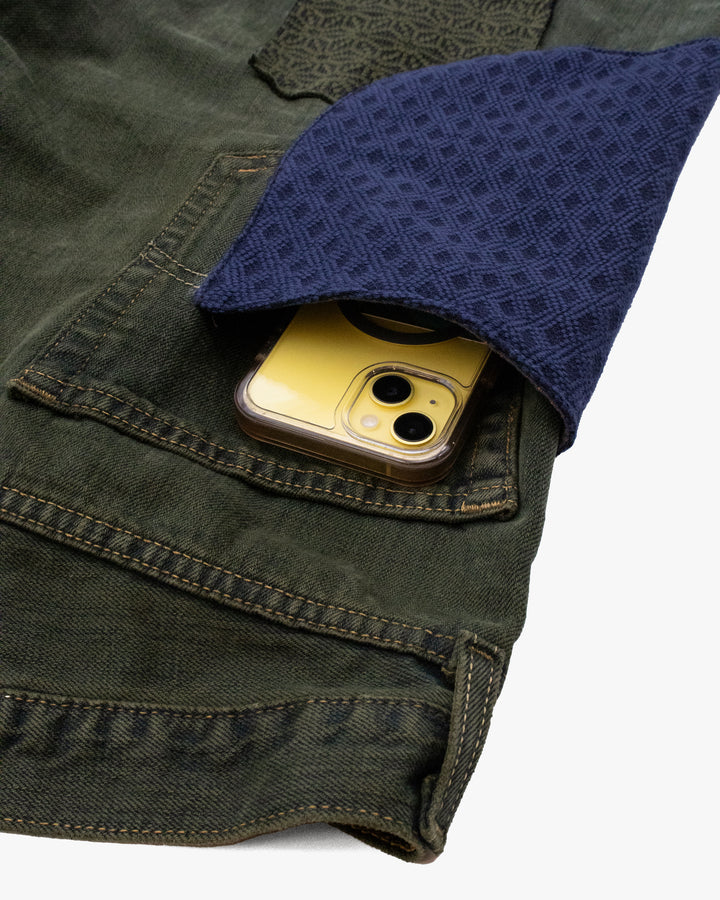 Kiriko Custom Denim Jeans, Asanoha Inlay, Levi&