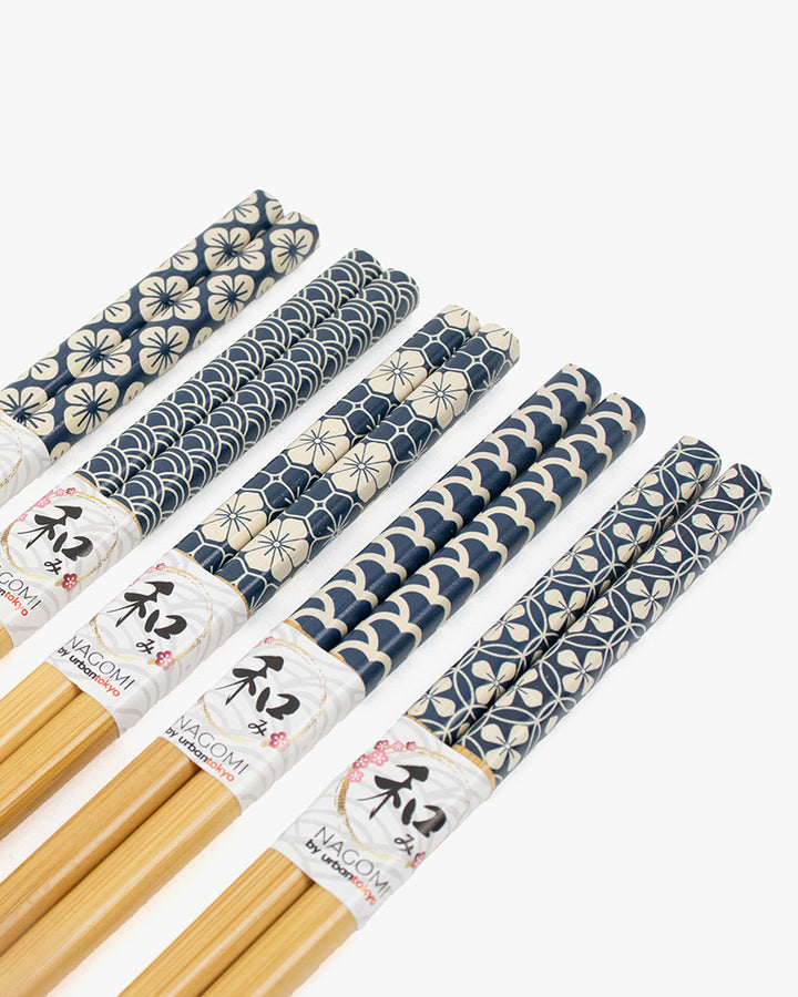Urban Tokyo, Patterned Chopsticks, Set of 5