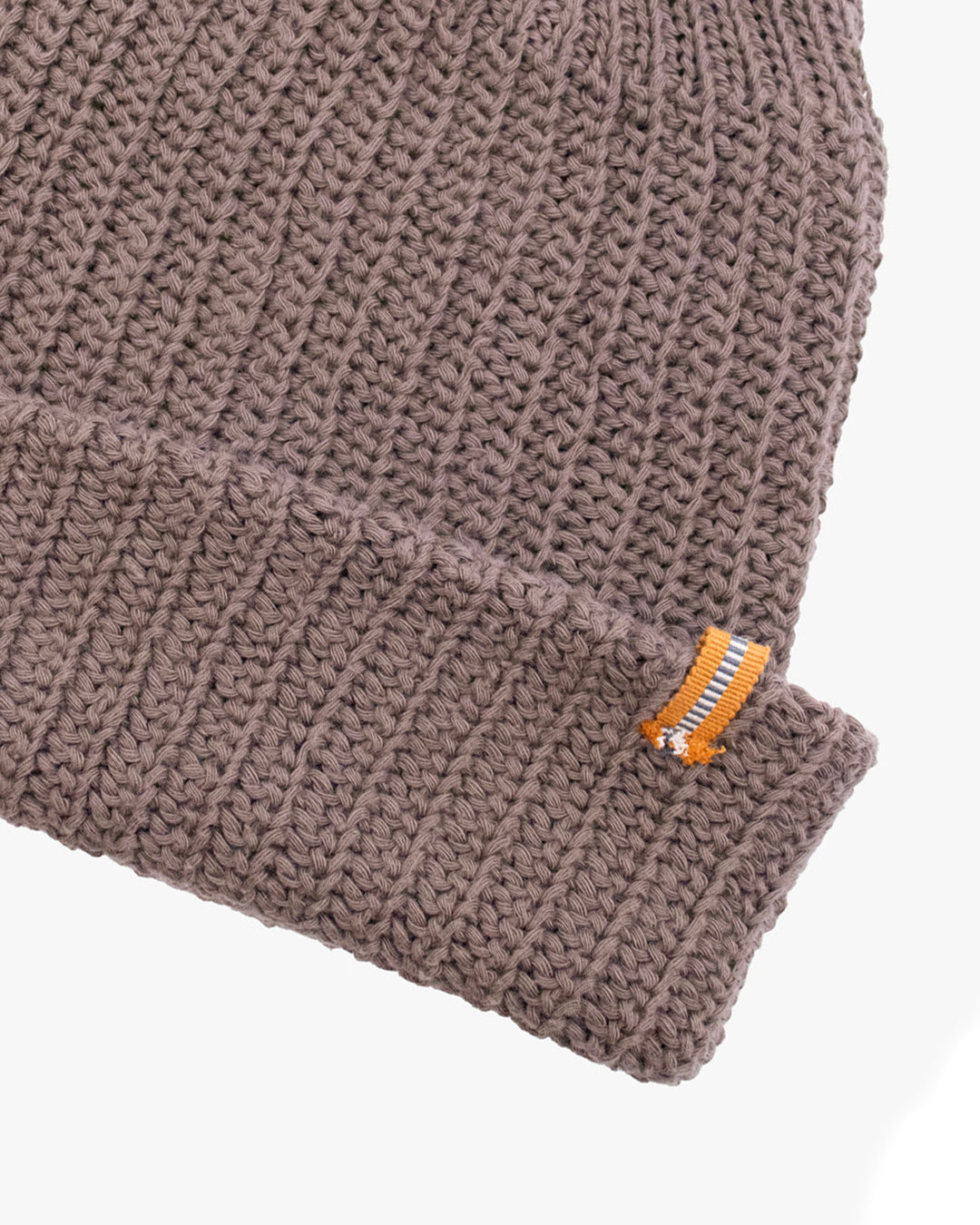 Kiriko Original Knit Cap, Light Brown, With Sanada Himo,9˝