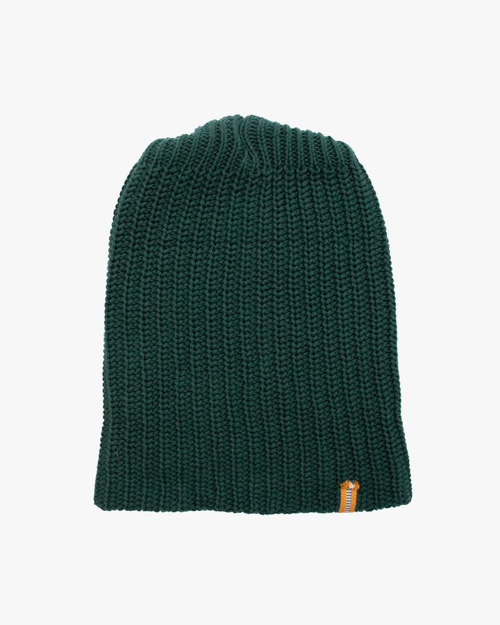 Kiriko Original Knit Cap, Forest Green, With Sanada Himo, 9˝