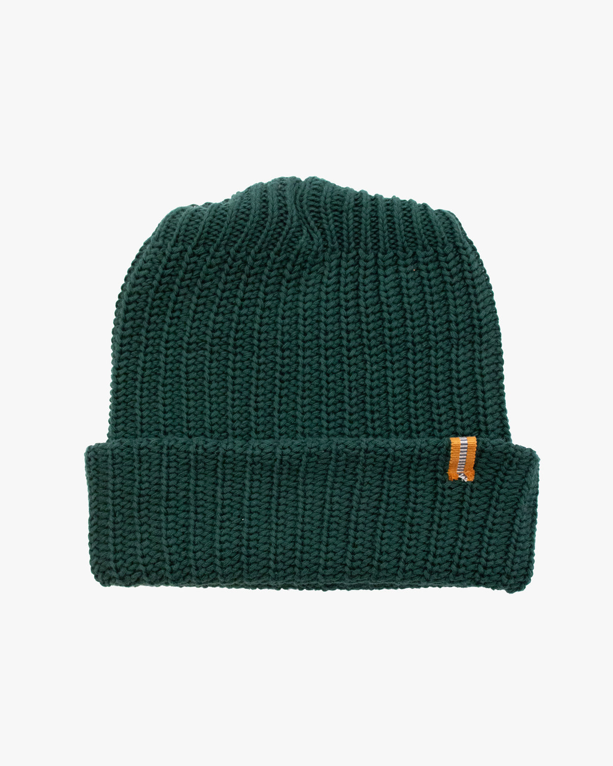 Kiriko Original Knit Cap, Forest Green, With Sanada Himo, 9˝