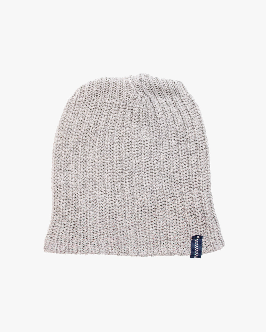 Kiriko Original Knit Cap, Light Gray, With Sanada Himo, 6"