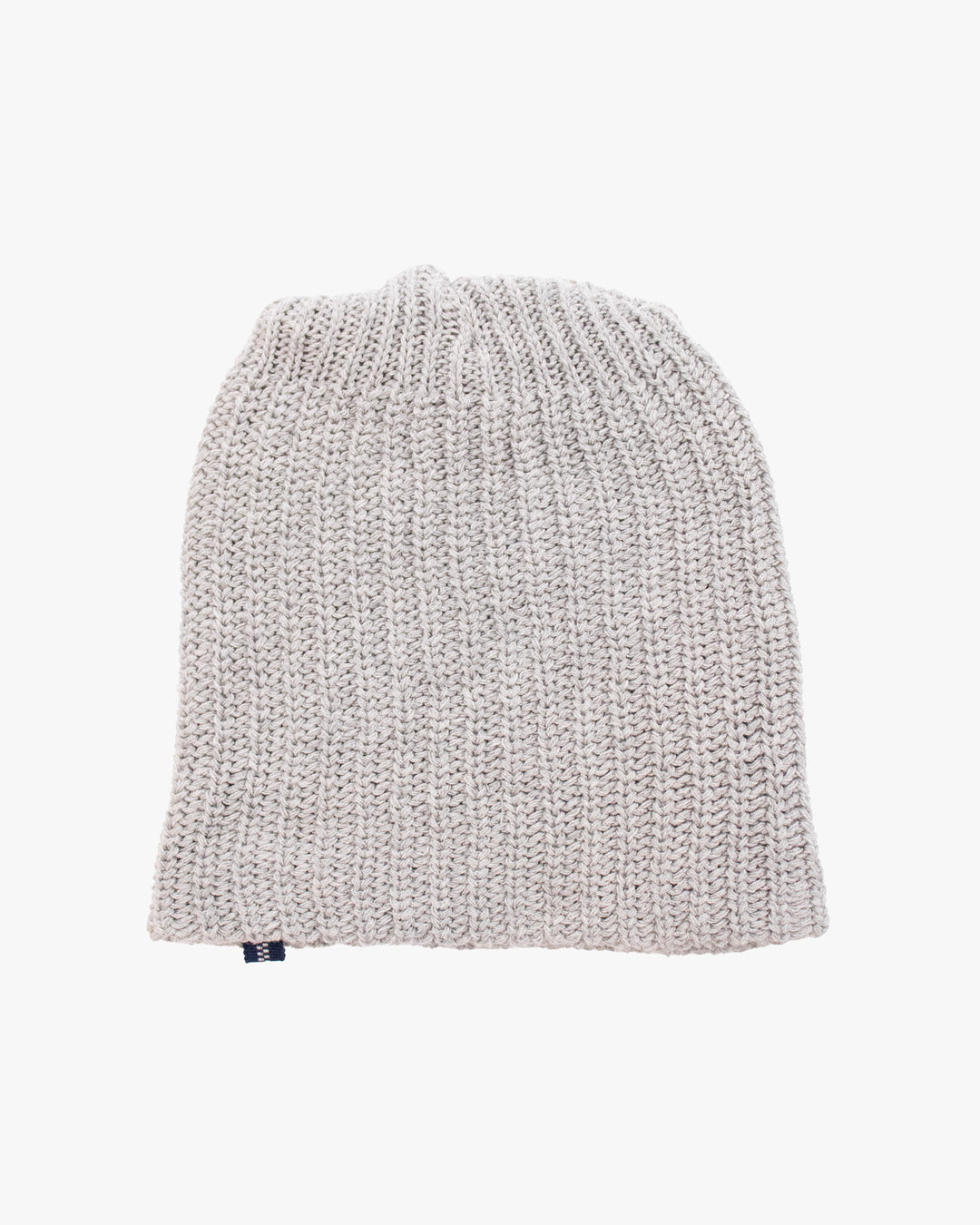 Kiriko Original Knit Cap, Light Gray, With Sanada Himo, 6"