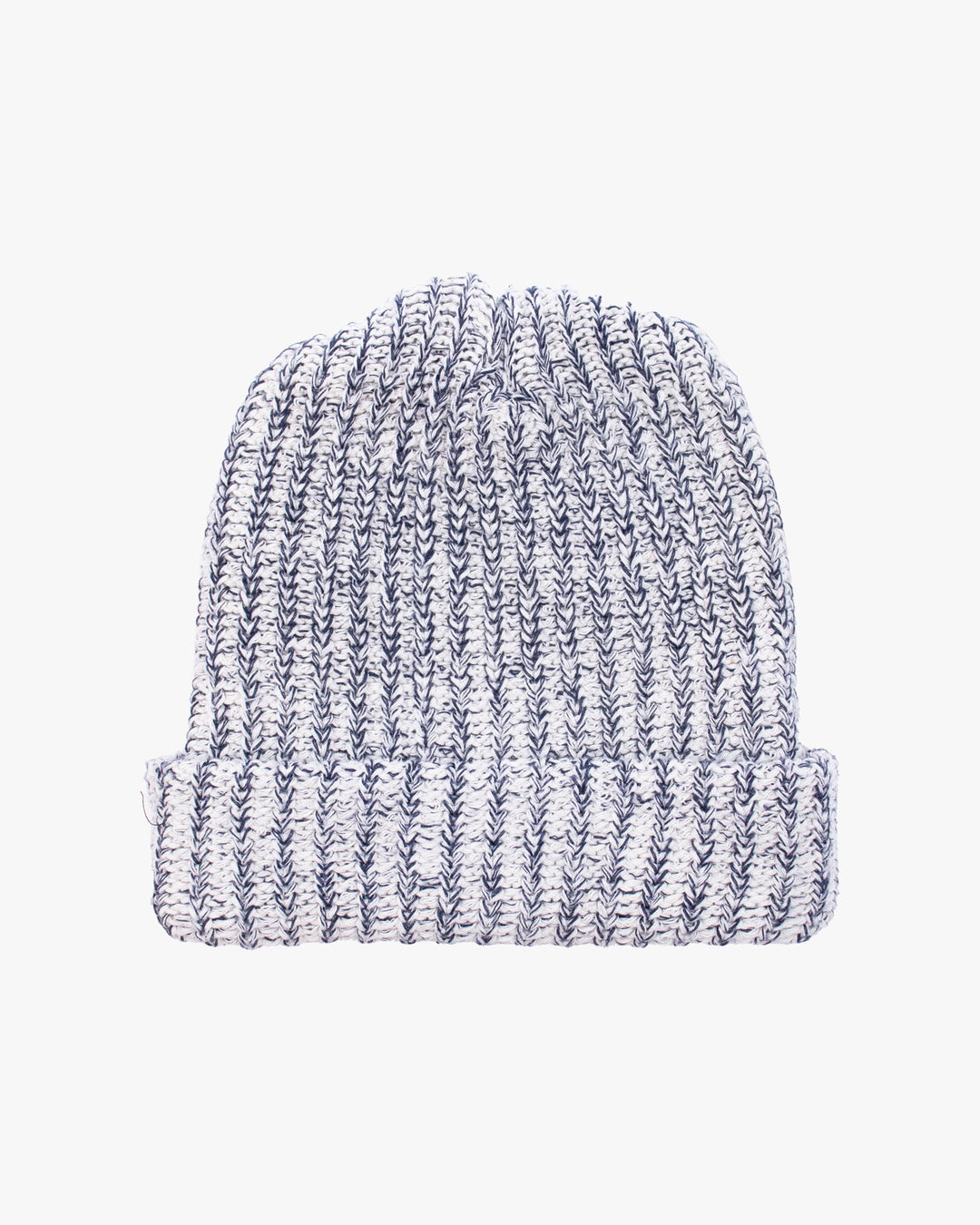 Kiriko Original Knit Cap, Twist, White and Black, With Sanada Himo, 9˝
