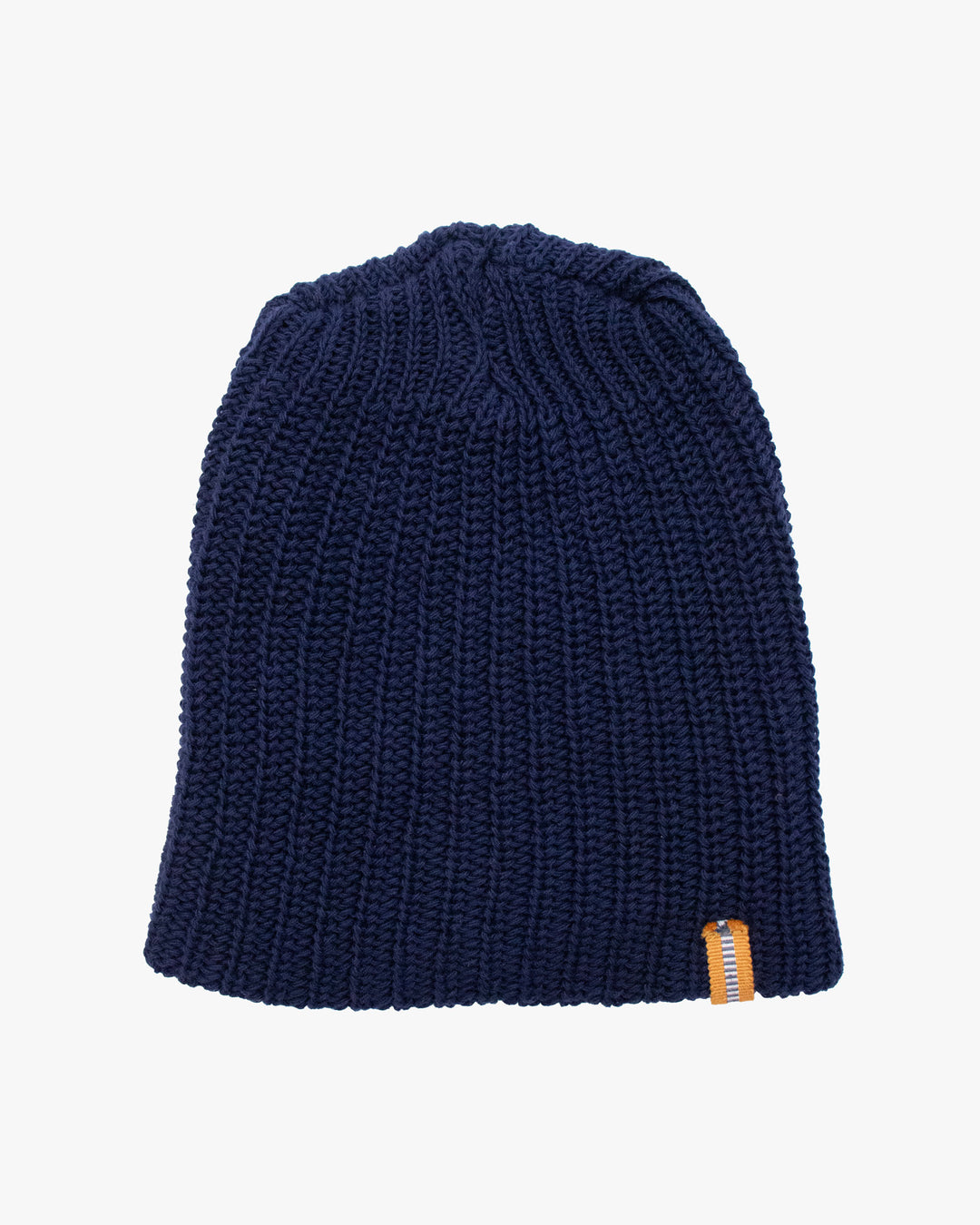 Kiriko Original Knit Cap, Navy, With Sanada Himo, 6˝