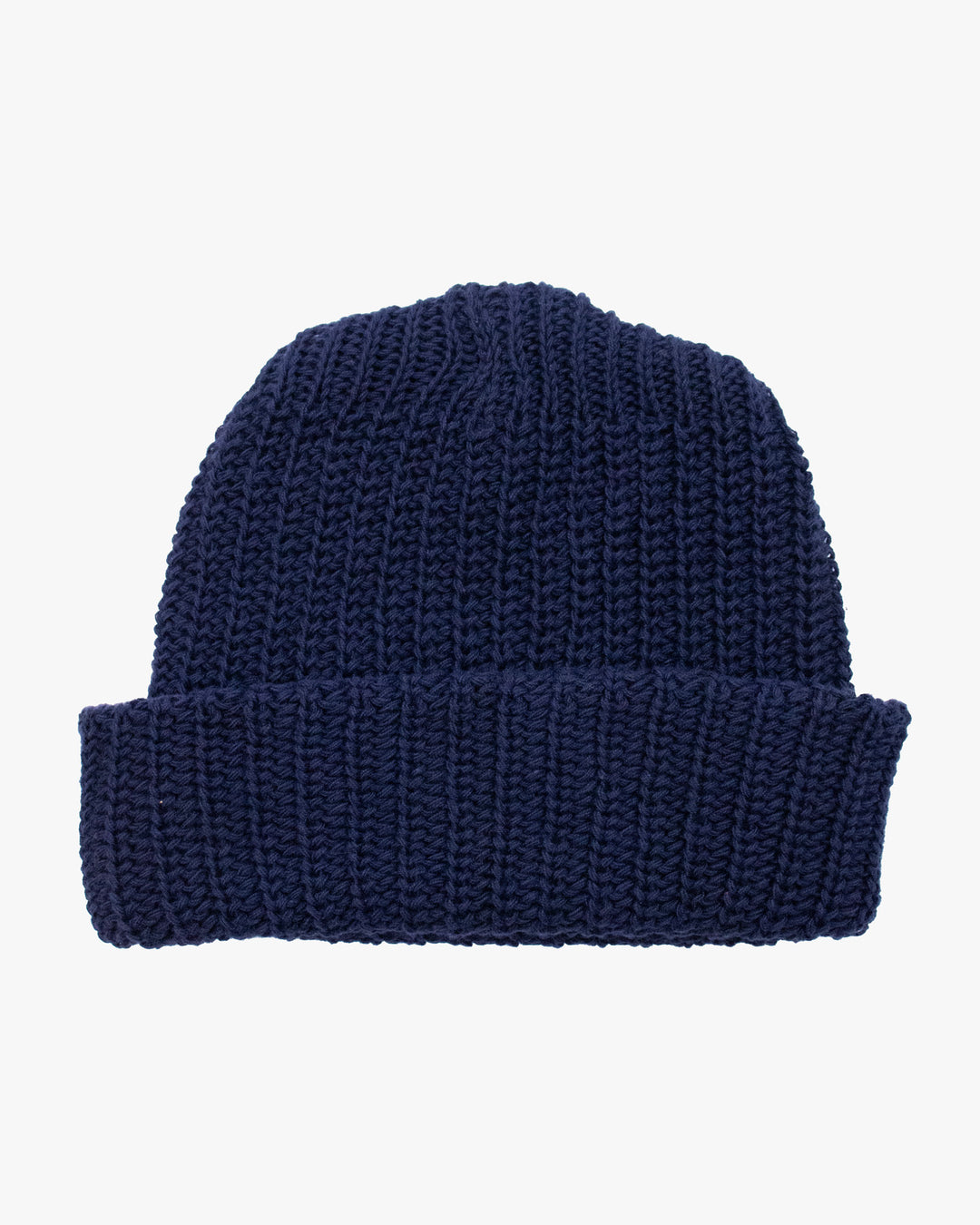 Kiriko Original Knit Cap, Navy, With Sanada Himo, 6˝
