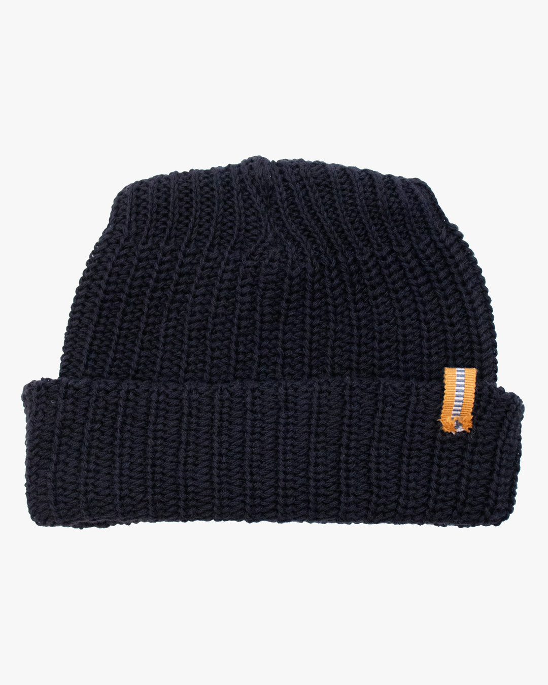 Kiriko Original Knit Cap, Black, With Sanada Himo, 6˝