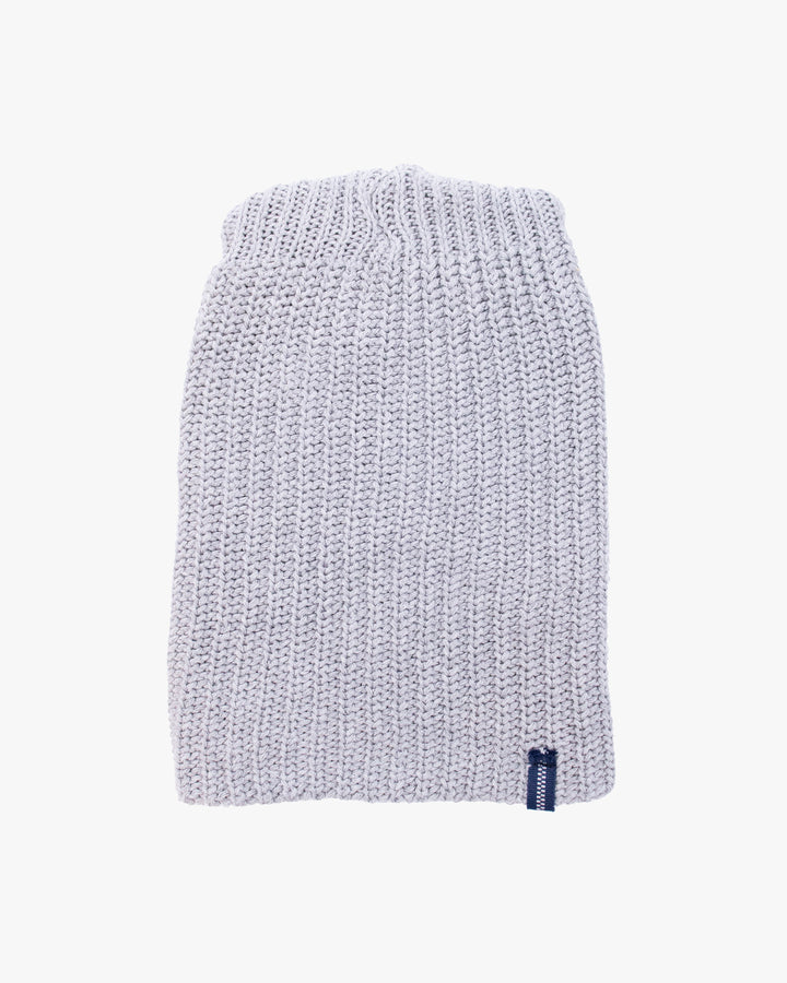 Kiriko Original Knit Cap, Twist, Light Gray, With Sanada Himo, 9˝