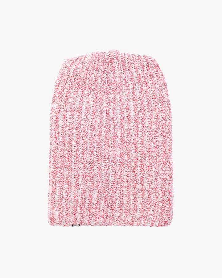 Kiriko Original Knit Cap, Twist, White and Red, , With Sanada Himo, 9˝