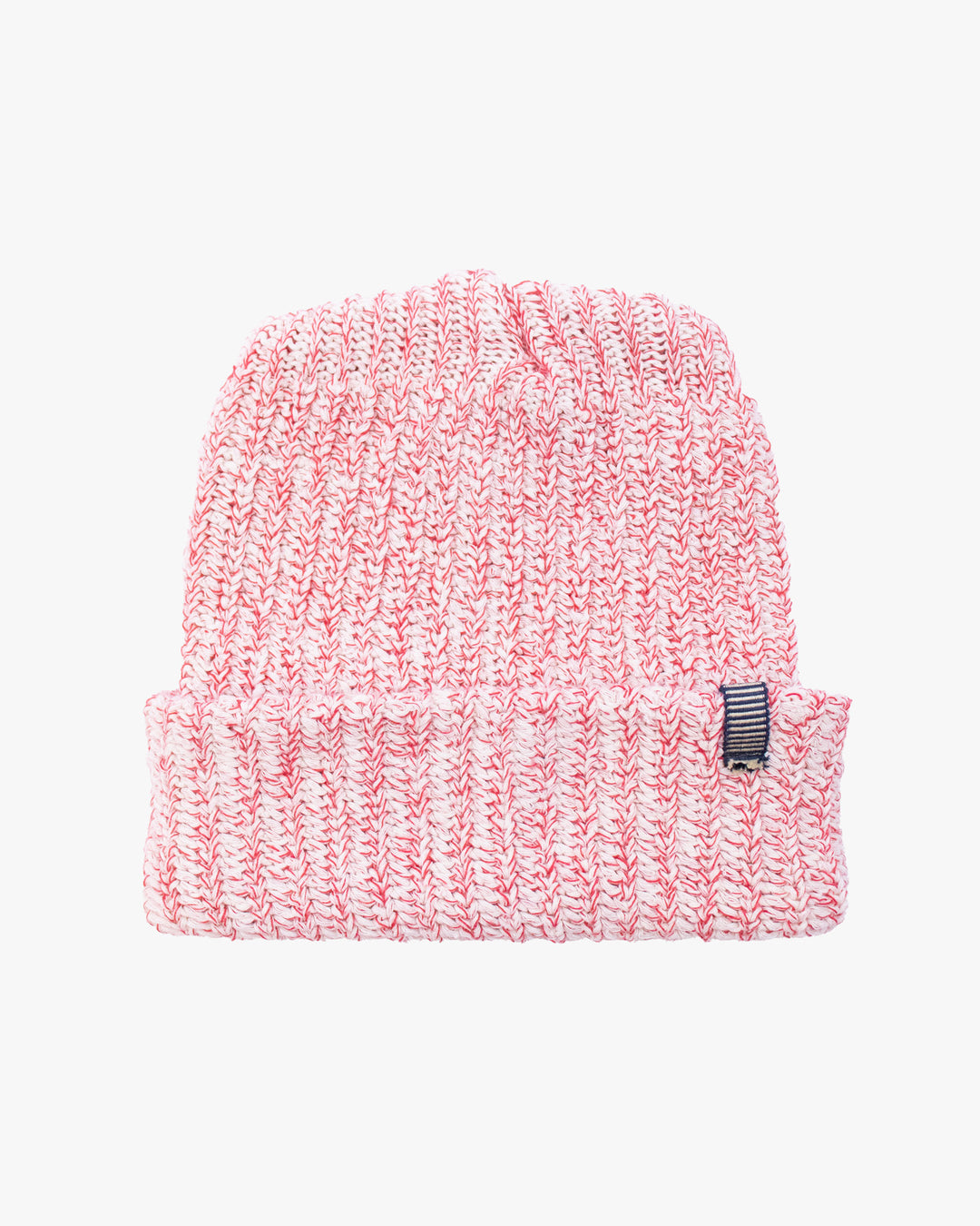 Kiriko Original Knit Cap, Twist, White and Red, , With Sanada Himo, 9˝