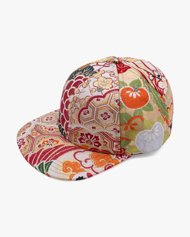 Kiriko Original Cap, 6-Panel, Maru-Obi, Tsuru with Kiku and Ougi