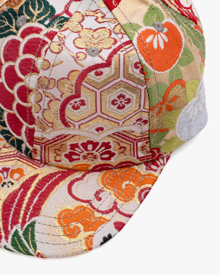 Kiriko Original Cap, 6-Panel, Maru-Obi, Tsuru with Kiku and Ougi