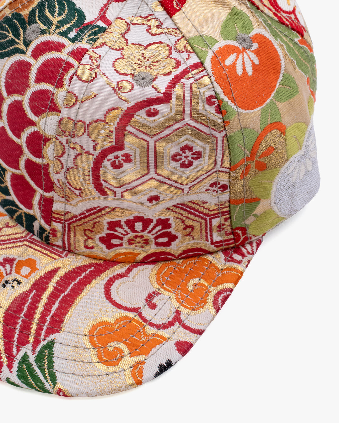 Kiriko Original Cap, 6-Panel, Maru-Obi, Tsuru with Kiku and Ougi