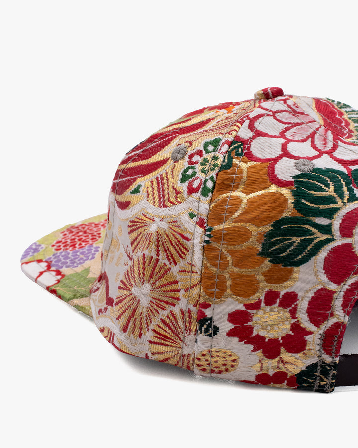 Kiriko Original Cap, 6-Panel, Maru-Obi, Tsuru with Kiku and Ougi