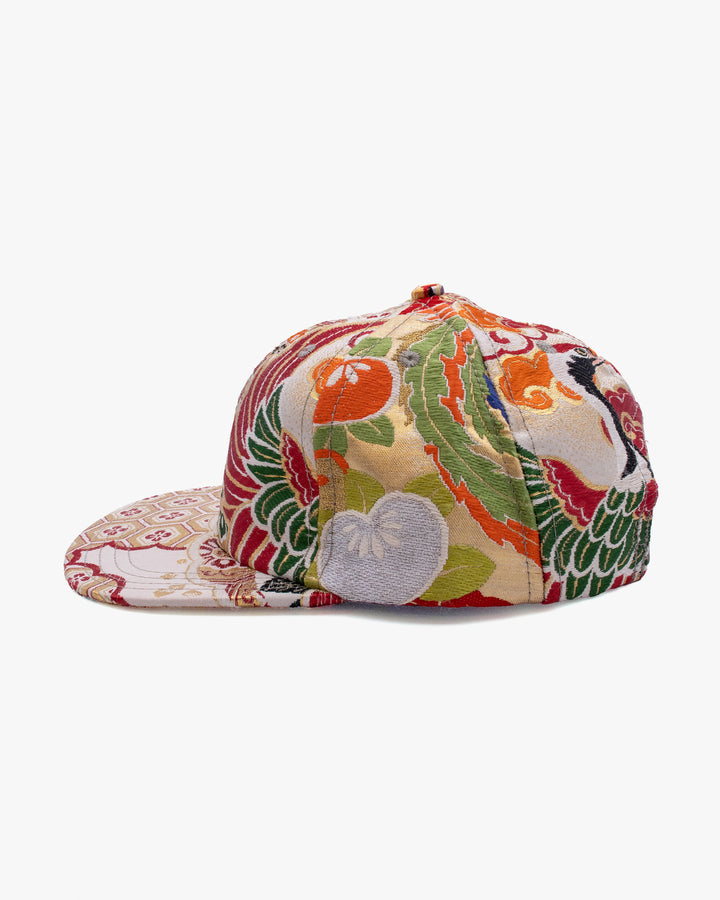Kiriko Original Cap, 6-Panel, Maru-Obi, Tsuru with Kiku and Ougi
