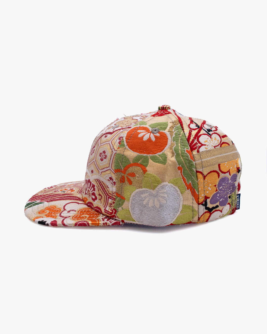 Kiriko Original Cap, 6-Panel, Maru-Obi, Tsuru with Kiku and Ougi