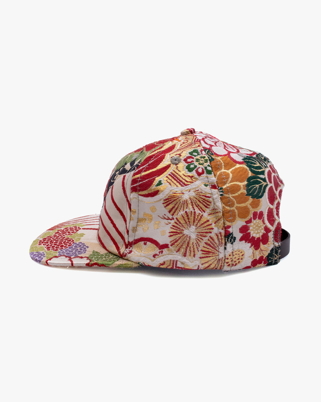 Kiriko Original Cap, 6-Panel, Maru-Obi, Tsuru with Kiku and Ougi