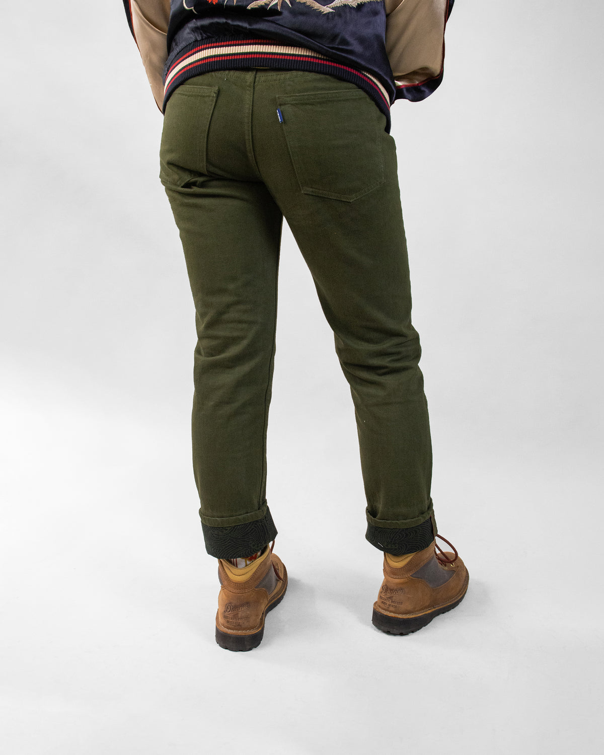 Kiriko Original Denim Jeans, US Made Custom Dyed Premium Selvedge, Aimiru-cha, Nami
