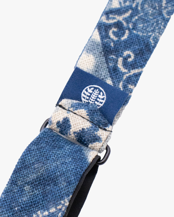 Kiriko Original Bow Tie, Washed Indigo Patchwork Style