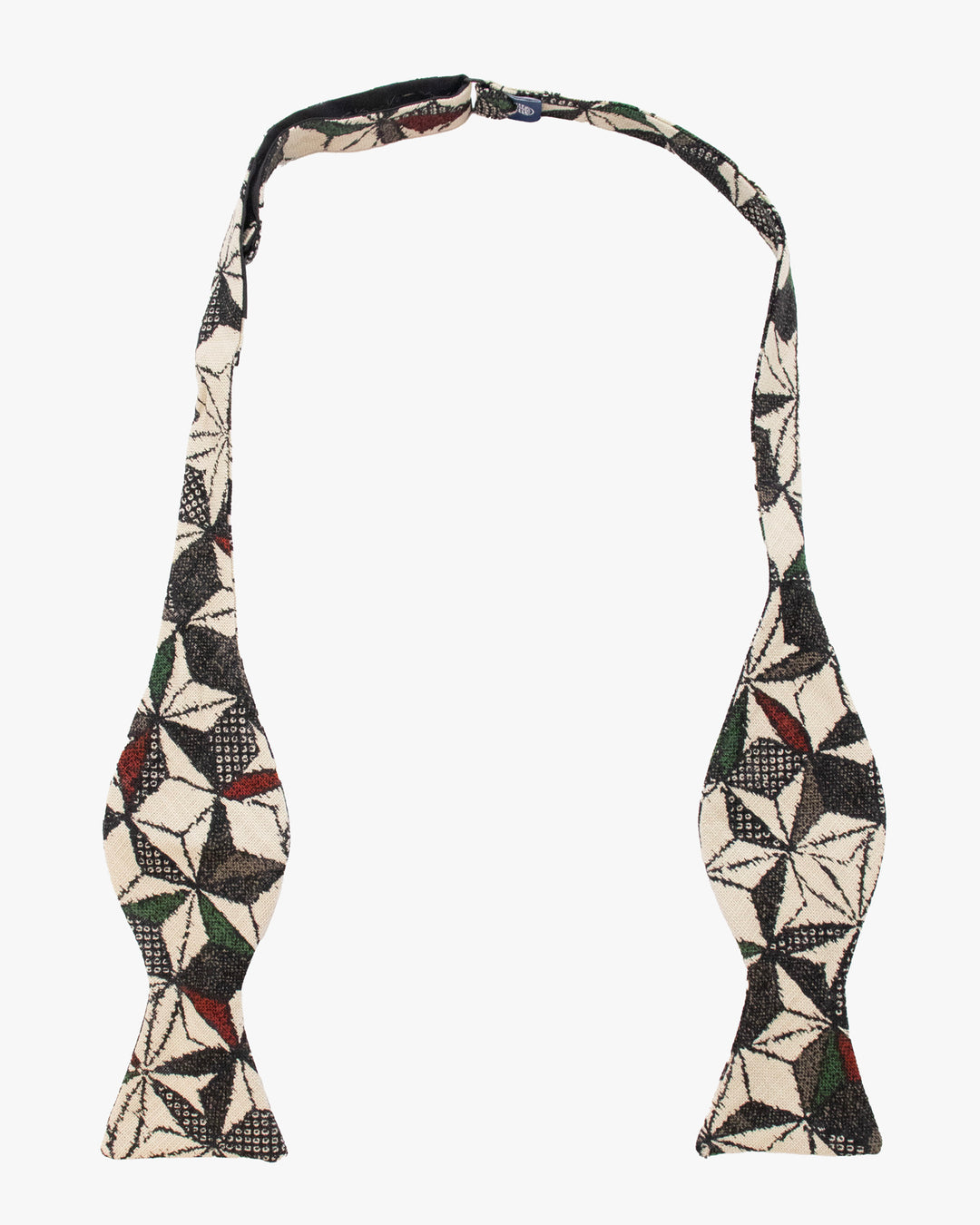 Kiriko Original Bow Tie, Light Multicolor Asanoha